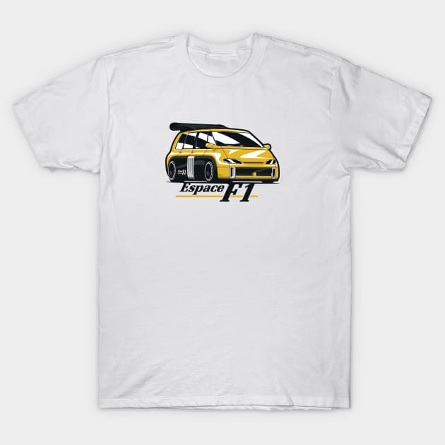 Espace F1 Minivan T-Shirt by KaroCars